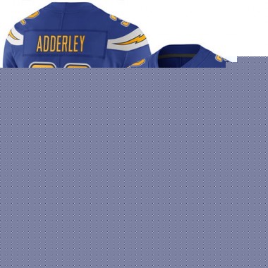 Los Angeles Chargers NFL Football Nasir Adderley Electric Blue Jersey Youth Limited 32 100th Season Rush Vapor Untouchable